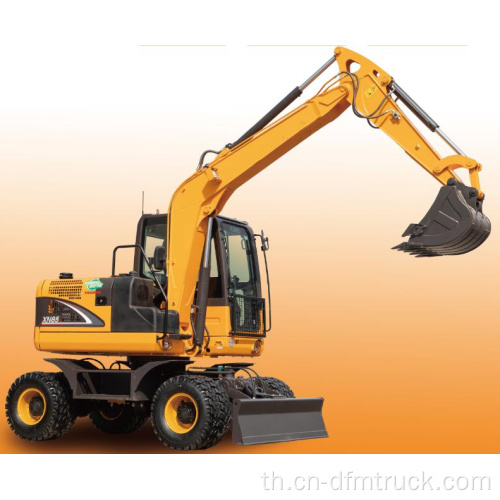 ล้อรีโมทคอนโทรล RC Metal Mini Excavator Machine